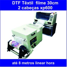 Impressora DTF W30  com 2 Cabeças de Impressão XP600