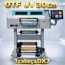 Impressora DTF UV P30 com 1 cabeça DX7