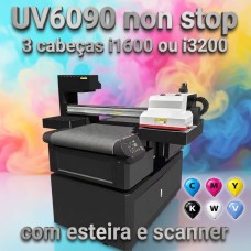 Impressora UV - non stop - esteira e scanner