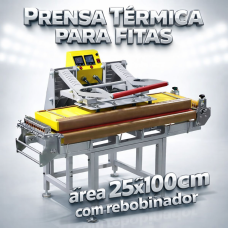 Prensa Térmica para Fitas 25x100cm